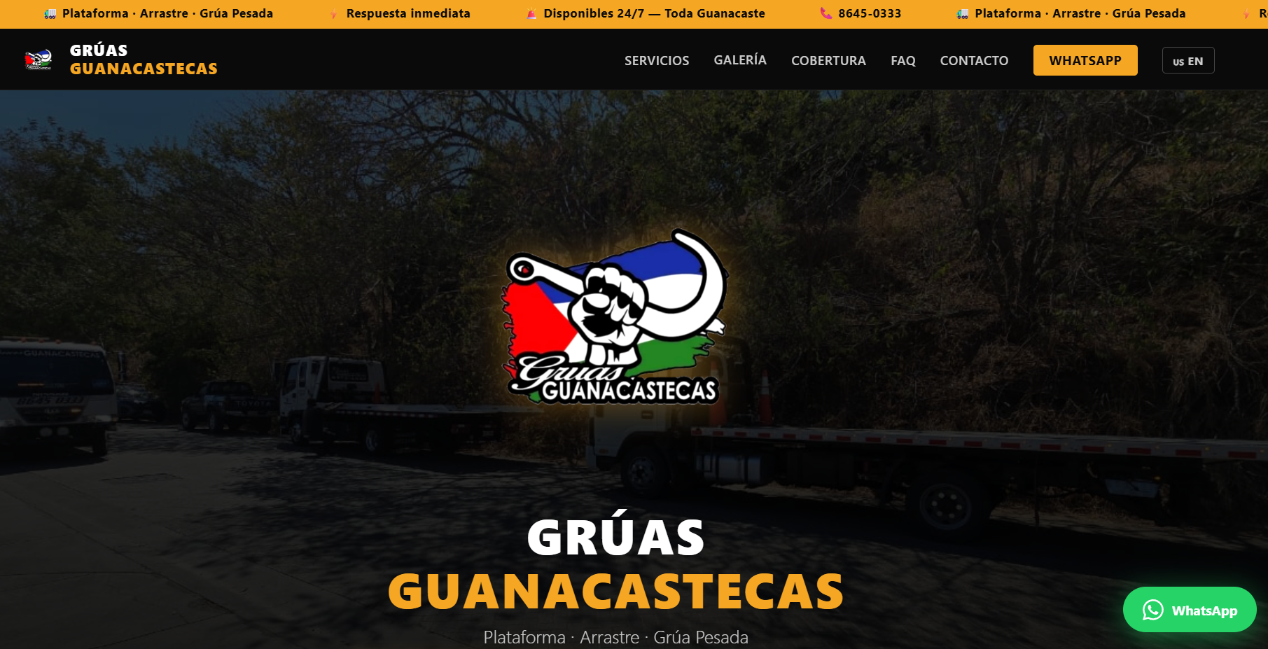 Vista previa Grúas Guanacastecas